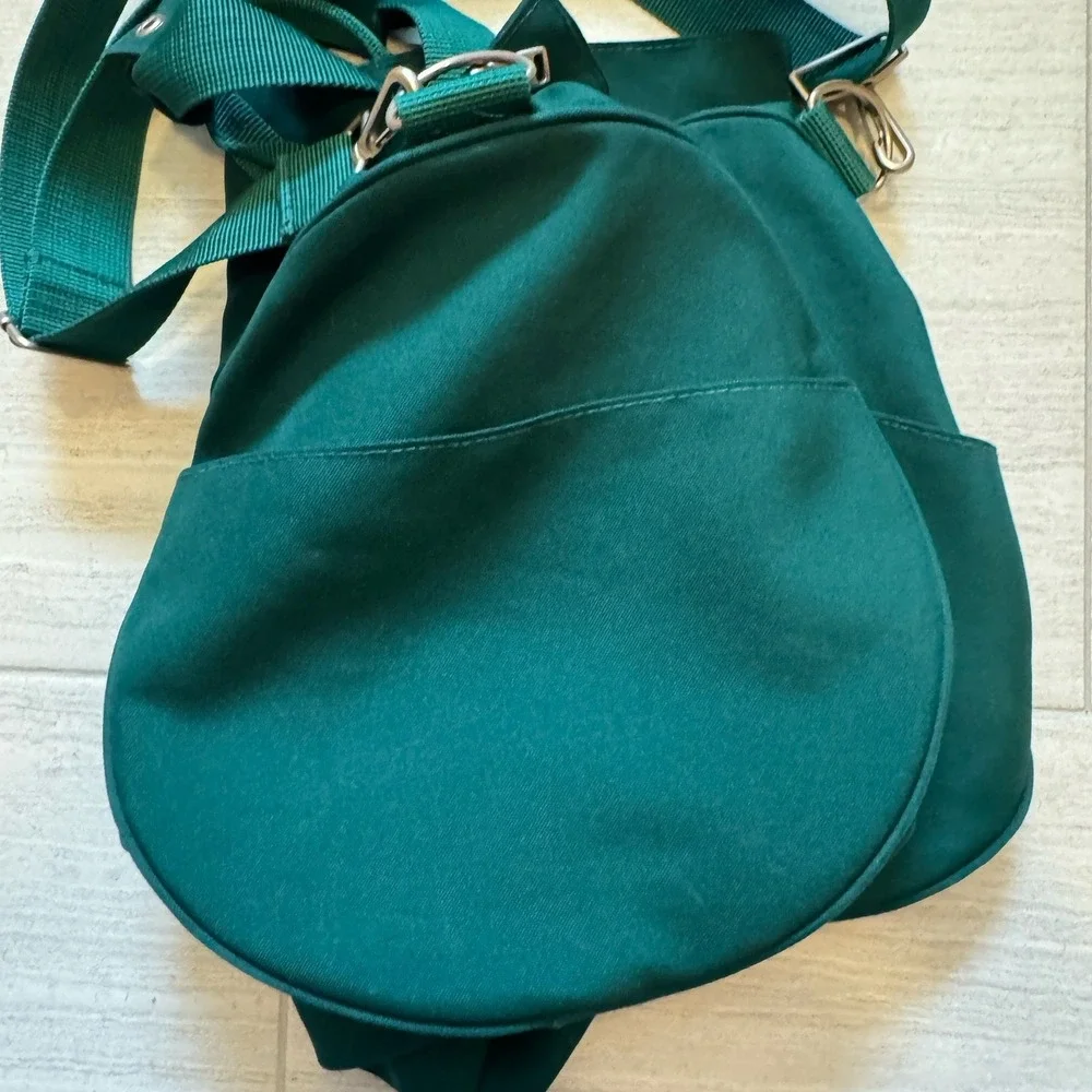 Disney Store Vintage 90s Winnie The Pooh Duffle Bag Dark Green Embroidered EUC